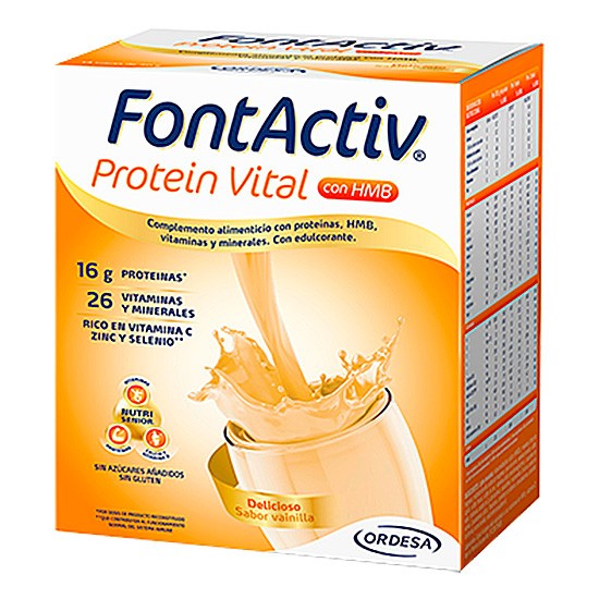 Fontactiv protein vital vainilla 14 sobres
